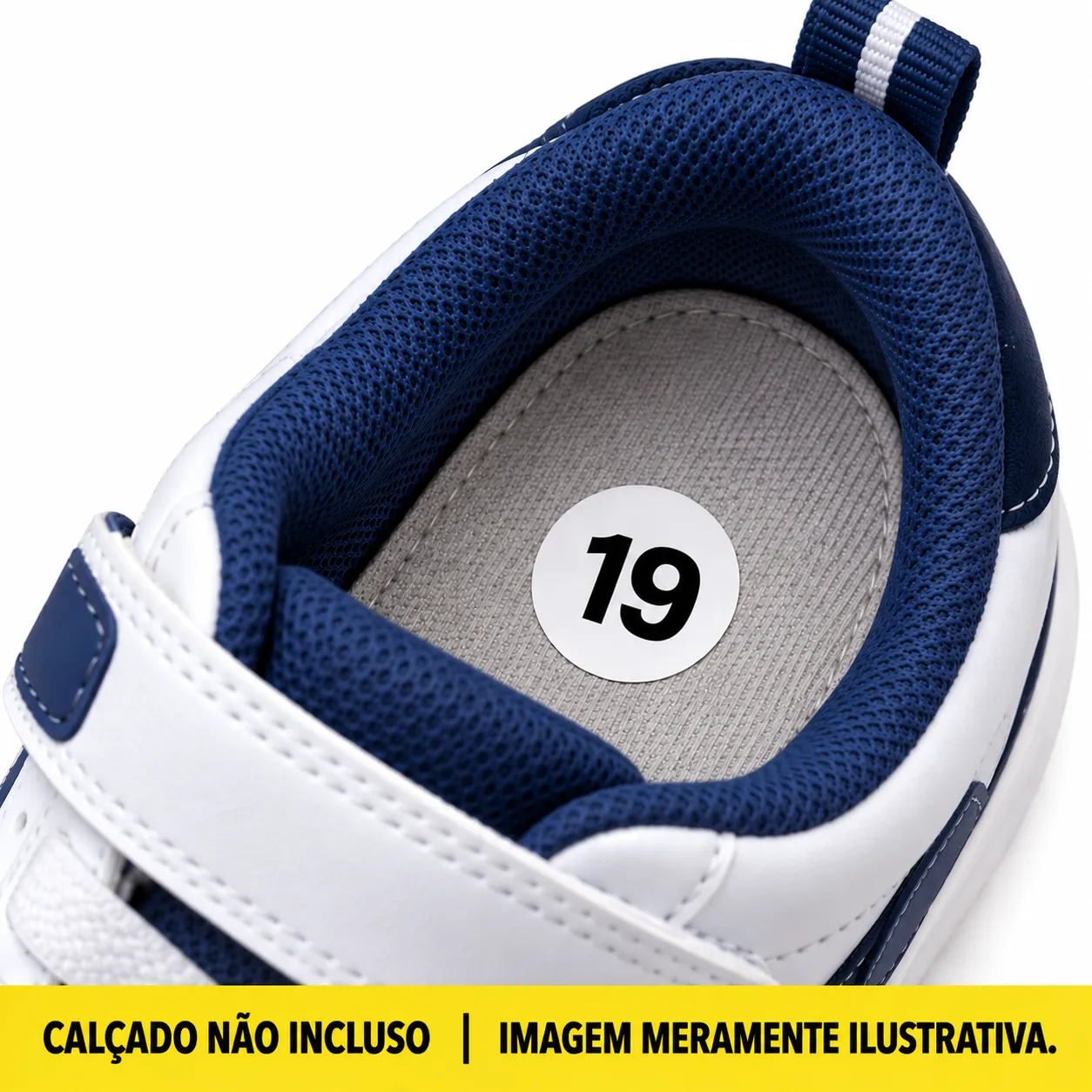 Etiqueta Adesiva de Numeração Simples para Calçados 19