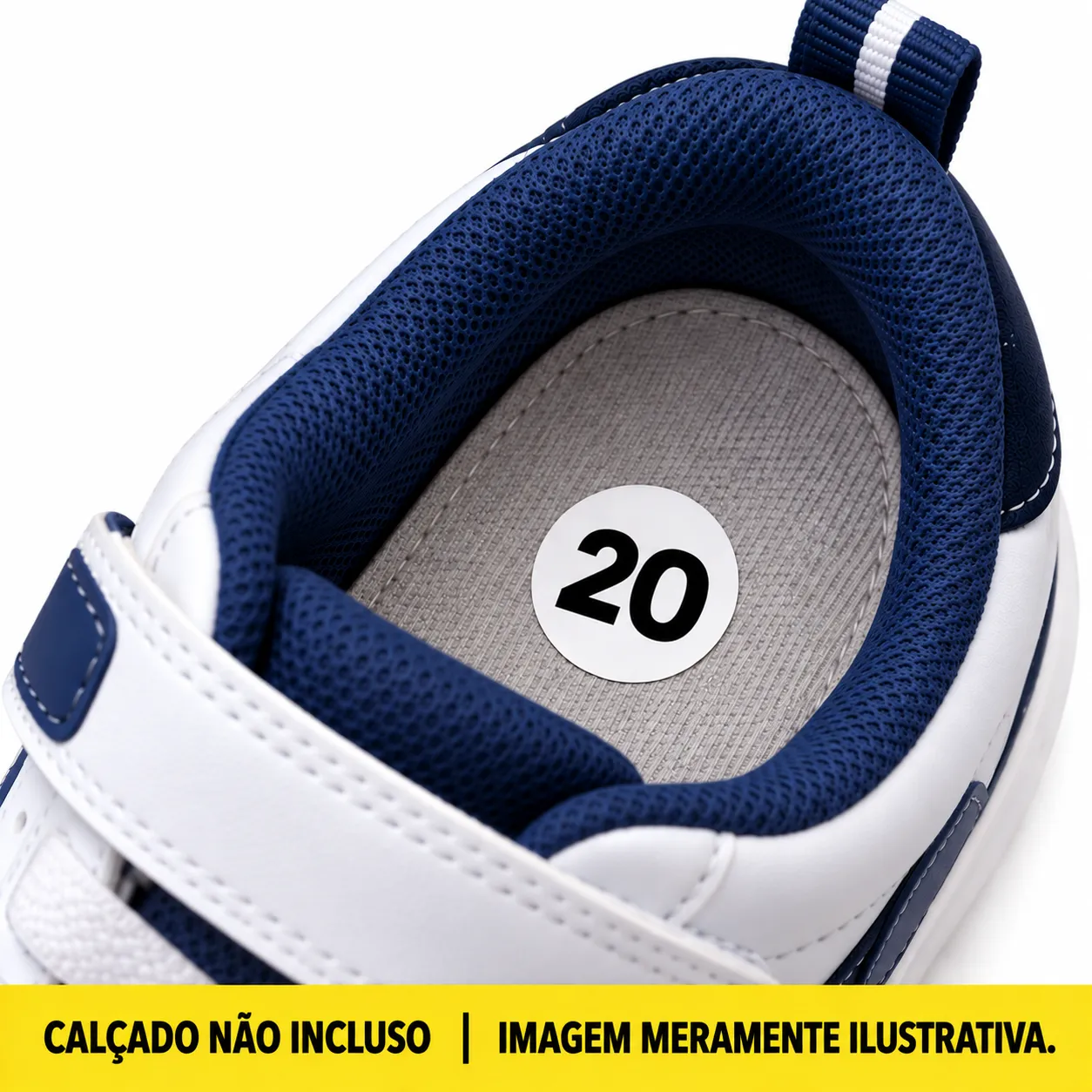 Etiqueta Adesiva de Numeração Simples para Calçados 20