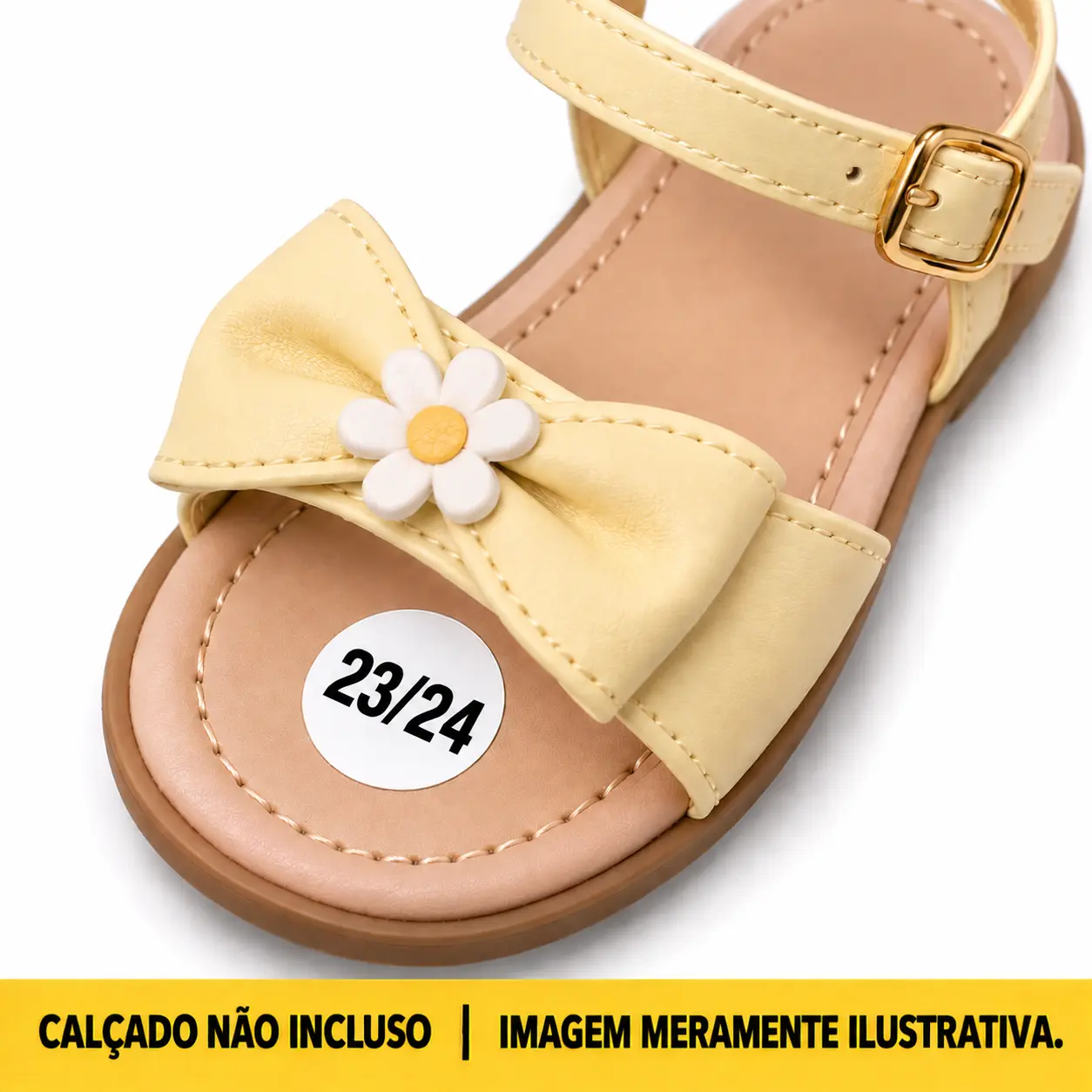 Etiqueta Adesiva de Numeração Dupla para Calçados 23/24