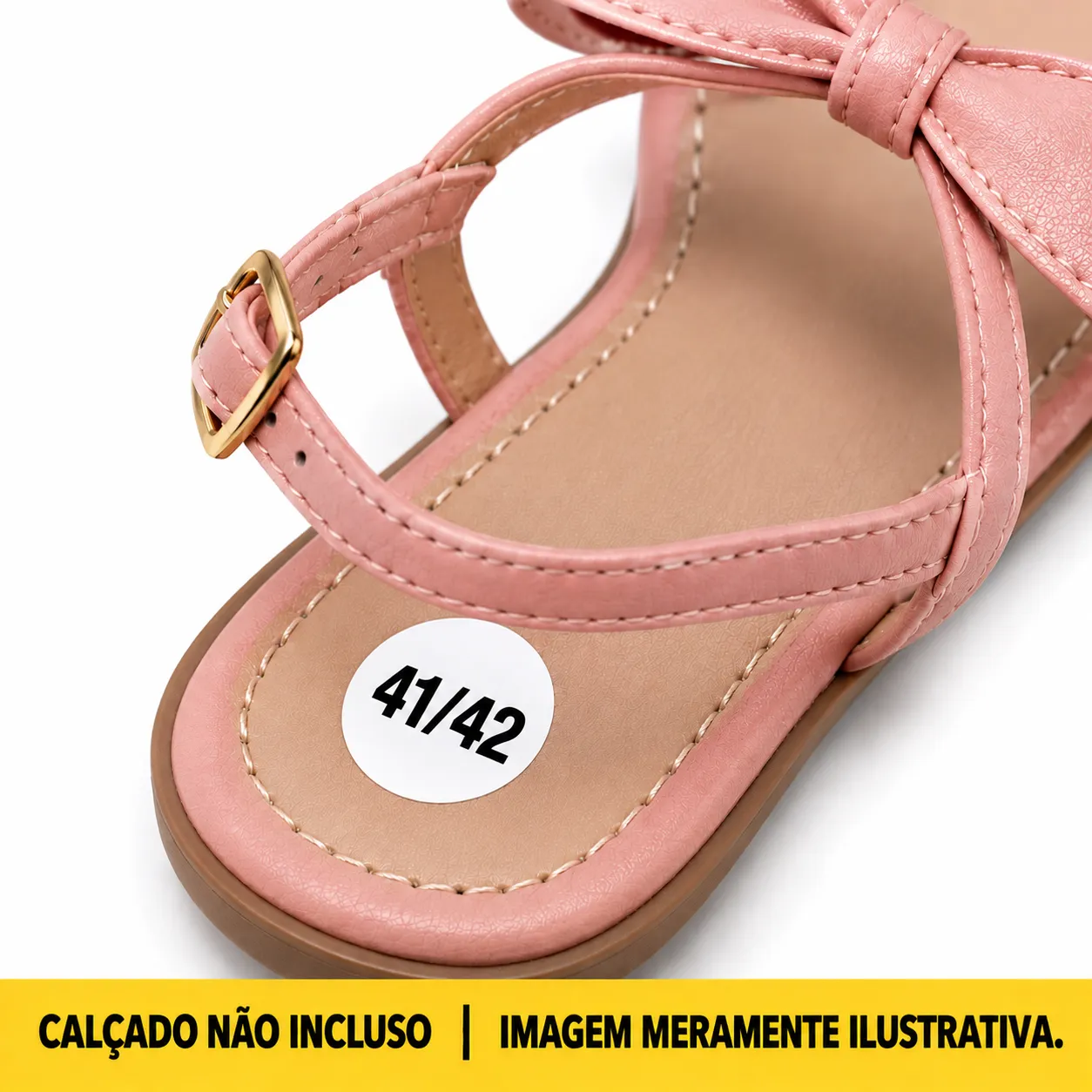 Etiqueta Adesiva de Numeração Dupla para Calçados 41/42