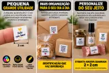 Etiqueta Adesiva Quadrada Personalizada 2 × 2 cm 2